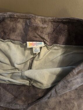 LuLaRoe Gray Marbled Bike Shorts